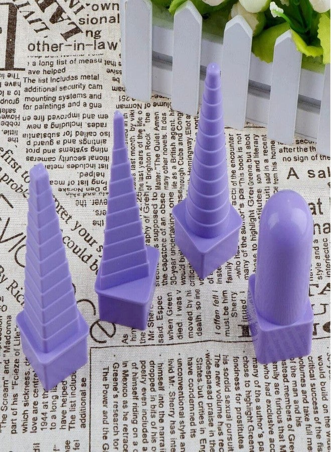 deziine.Fx Paper Craft Square Triangl Circle and Interchangeable Handle Quilling Creation Border DIY Fondant Tool Buddy Bobbin Tower 4pcs/Set - Image 5